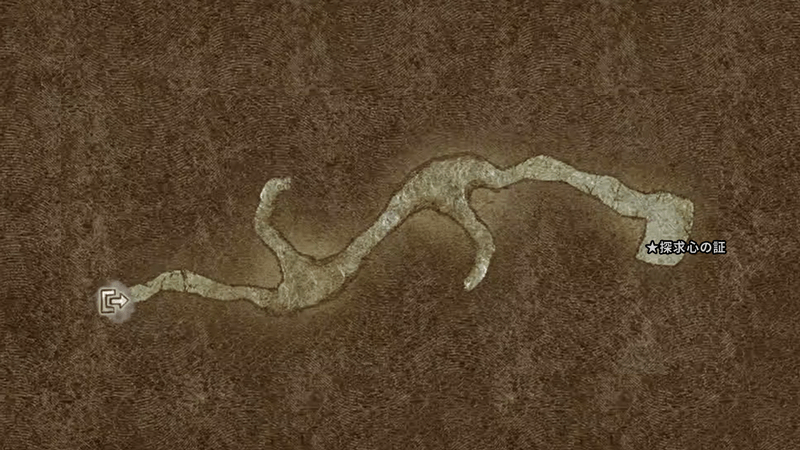 はぐれ洞窟のマップ画像