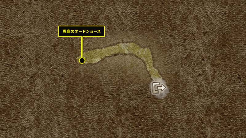 街道沿いの洞のマップ画像