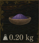 紫染めの粉画像