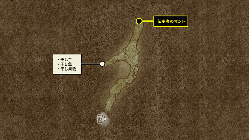 聖者の修養所のマップ画像