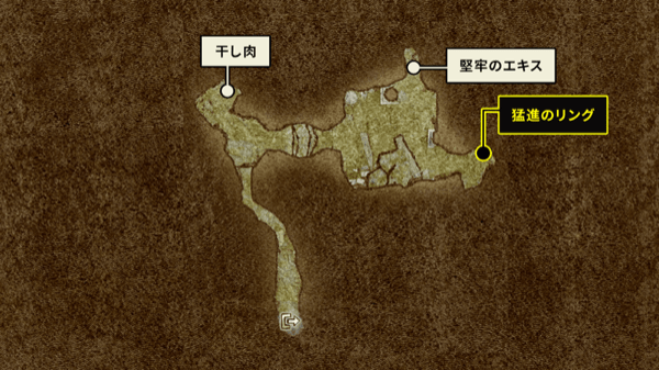 砂楼魔窟のマップ画像