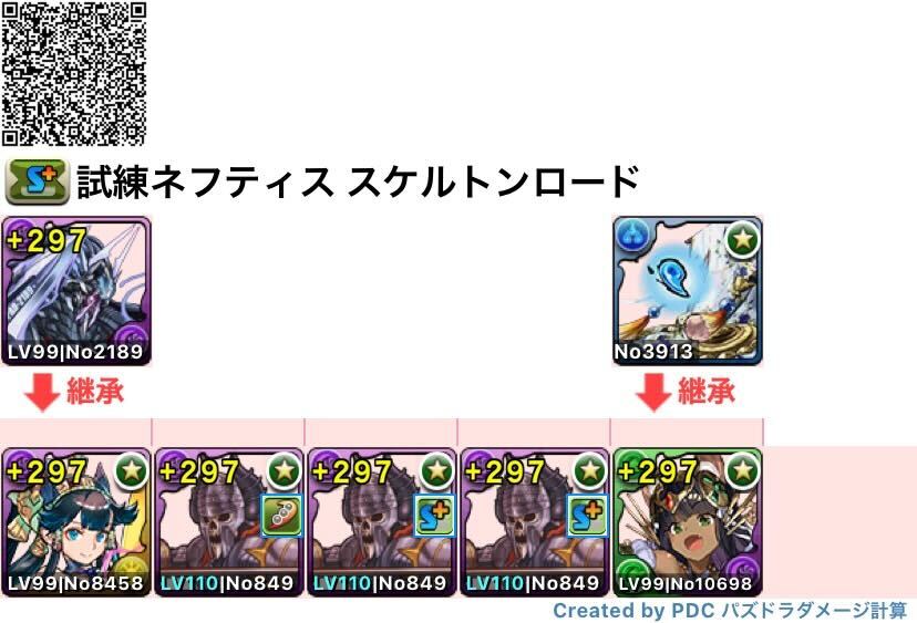 スケルトンロード編成