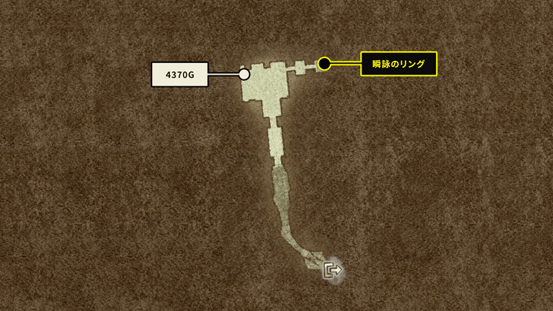 ジャ・ヌア地下墓のマップ画像