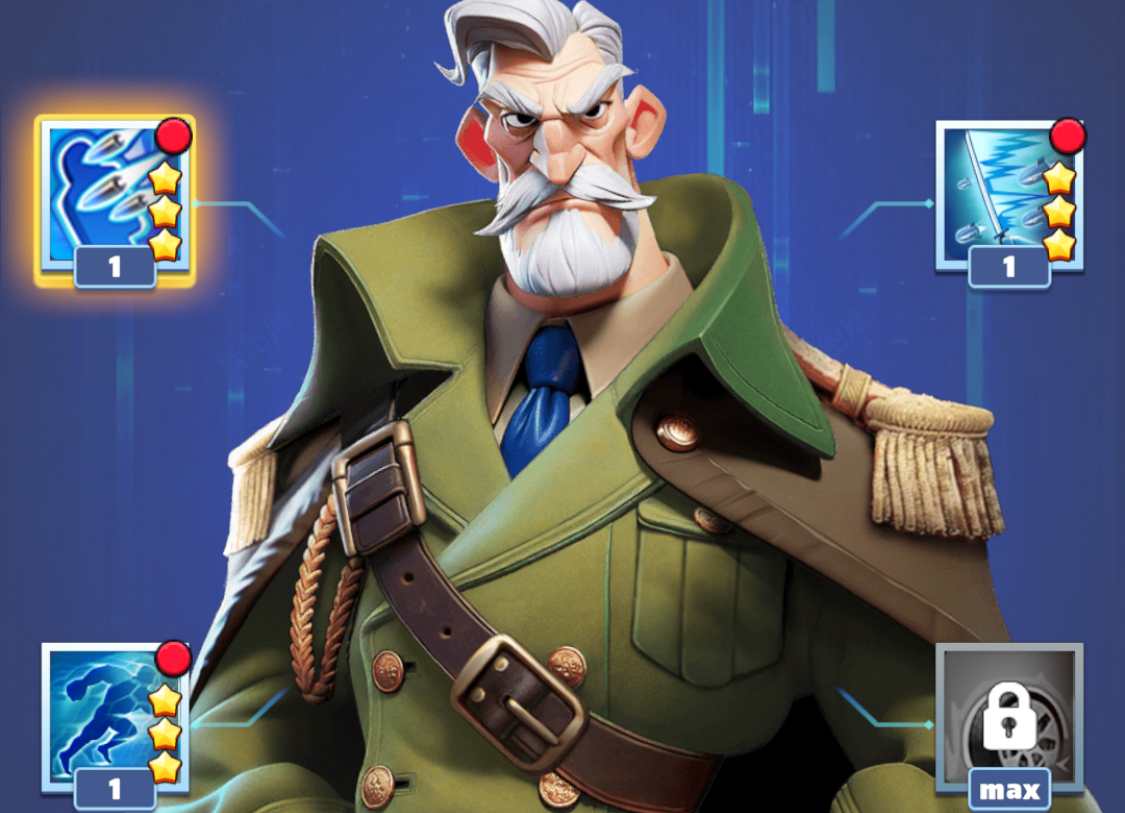 英雄のスキルレベルを上げる