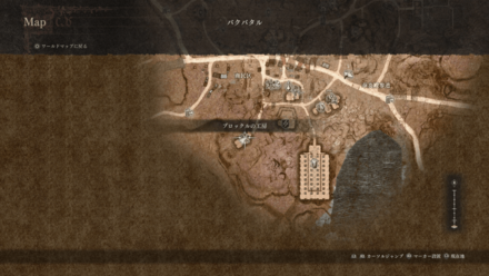 ボダス防具店の場所