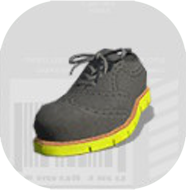 グレーチップイエローソール画像