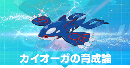 カイオーガの育成論