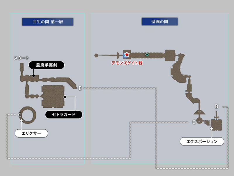 古代種の神殿のマップ9