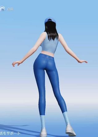 ヨガウェア画像