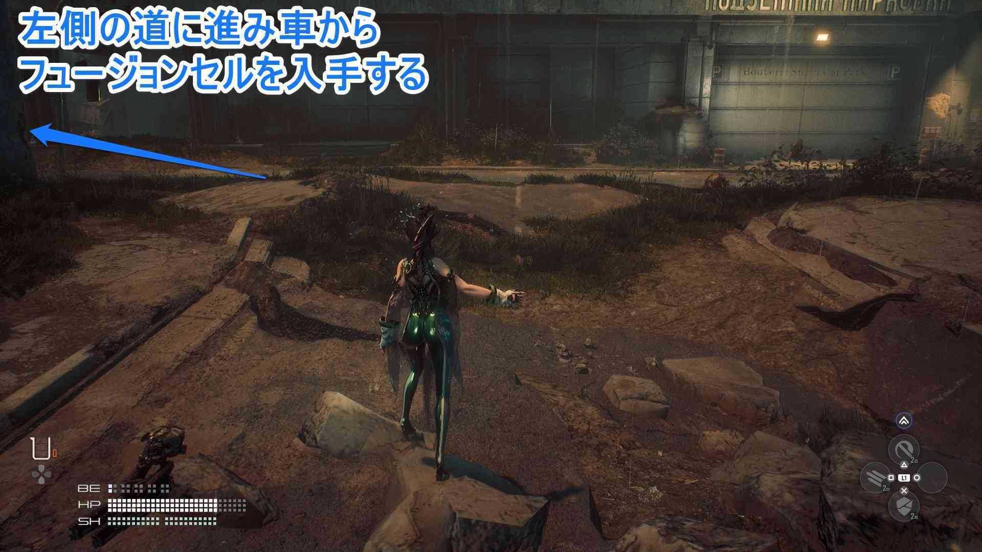 フュージョンセルを入手する分かれ道の画像