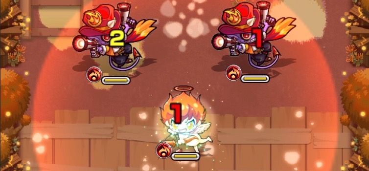 天使の反撃モードの回復フレアでHP管理しよう