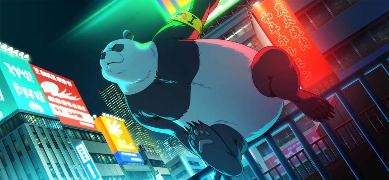 「助けが必要か？」パンダのキャラ画像