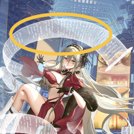 少女廻戦の秦律のタップする場所