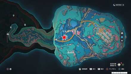 ファルサリアのラプソディのマップ