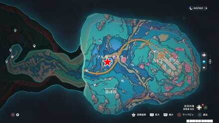 鎮魂曲のマップ