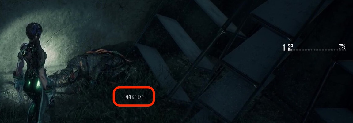死体を調べてSP獲得