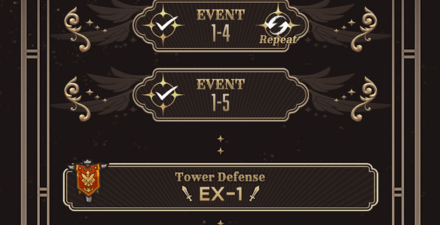 1-5をクリアして遊べるEX-1のクリアが解放条件