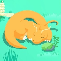 カイリューの星1寝顔画像