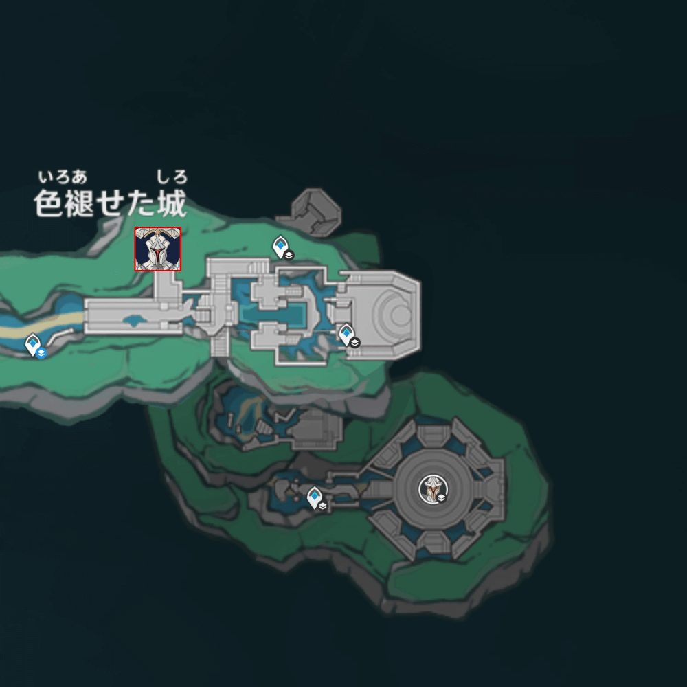 色褪せた城最下層