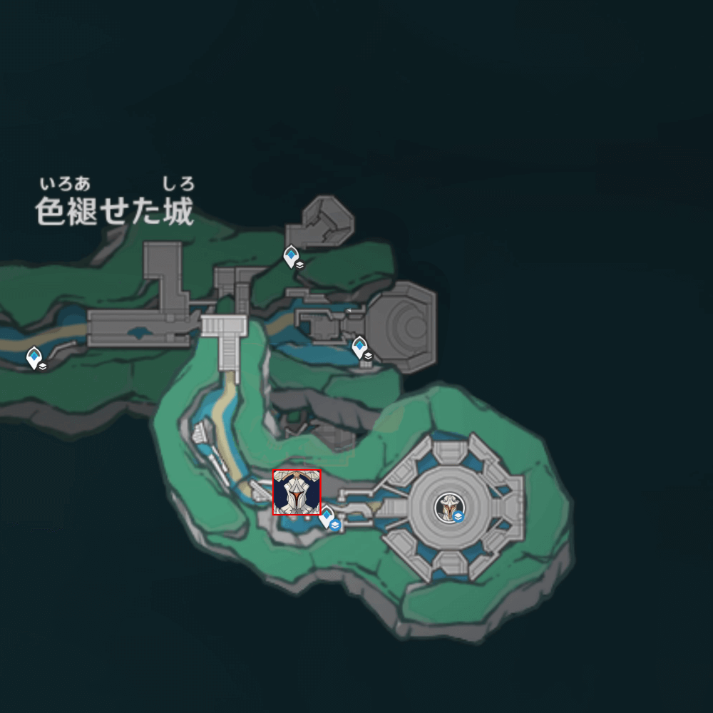 色褪せた城展示館