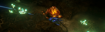 壁を掘りながら進む