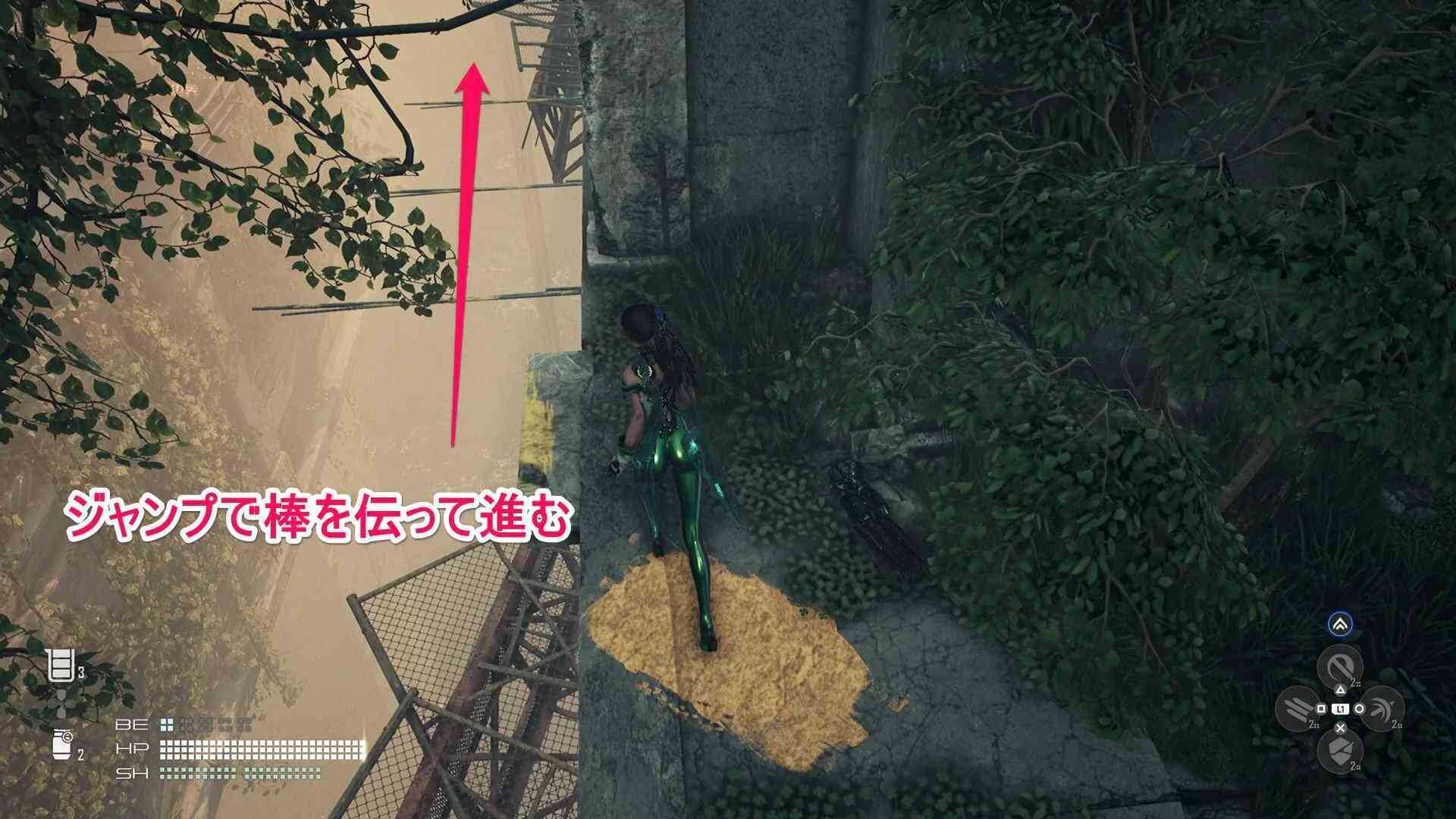 ベータコアを取りに行く画像