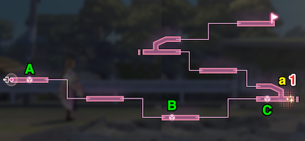 ダンジョン「宇都宮南部　栃木市方面」のマップ