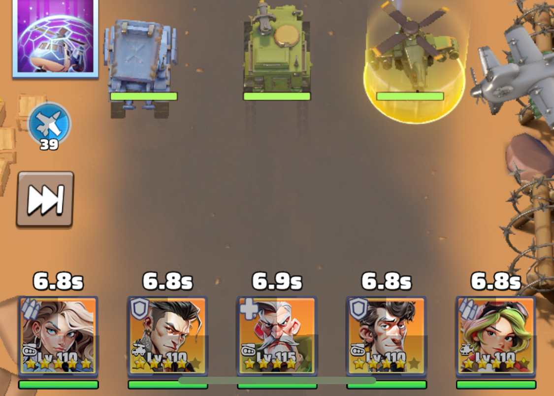 英雄は戦力の要