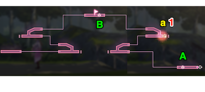 ダンジョン「宇都宮北部　日光方面」のマップ