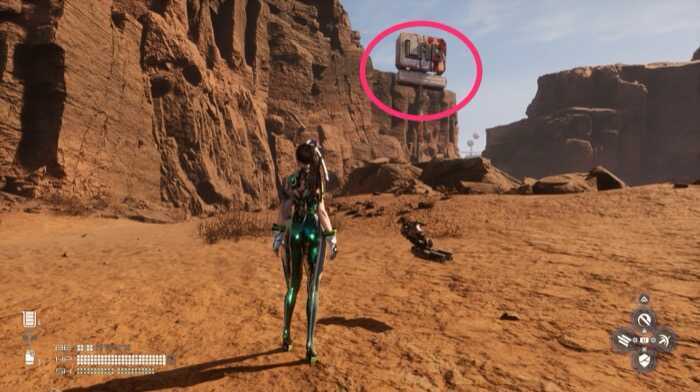 目的地付近の看板の画像