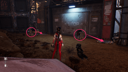 台車を所定の位置に置く