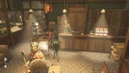 雑貨屋の店主の見た目