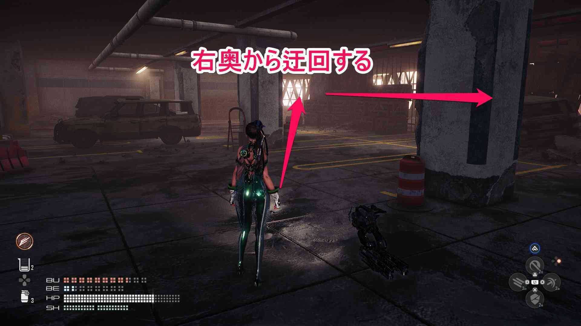 駐車場2階の画像