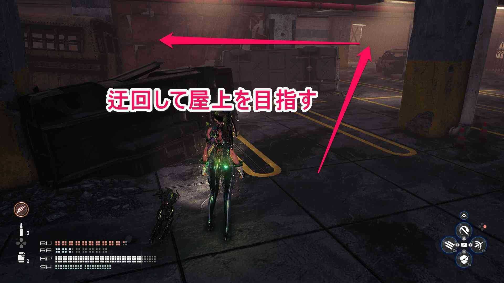 駐車場3階の画像