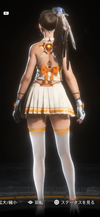 後ろ姿の見た目