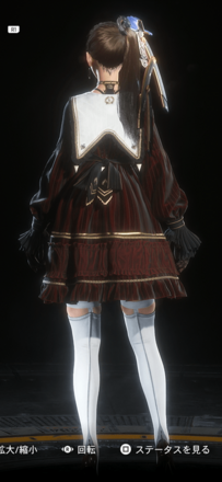 後ろ姿の見た目