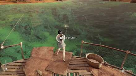 針を引っ掛ける