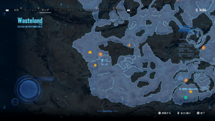 トレーニングギア★☆☆のマップ