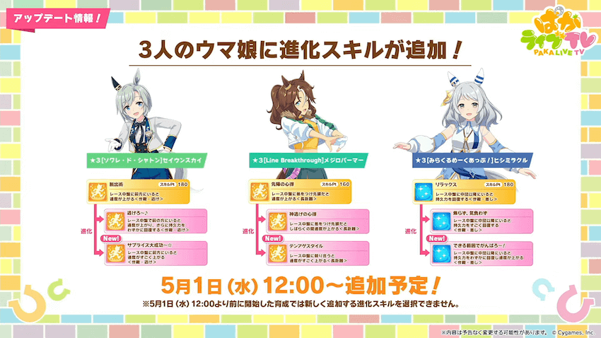 次回TWコレクションは長距離ウマ娘をピックアップ