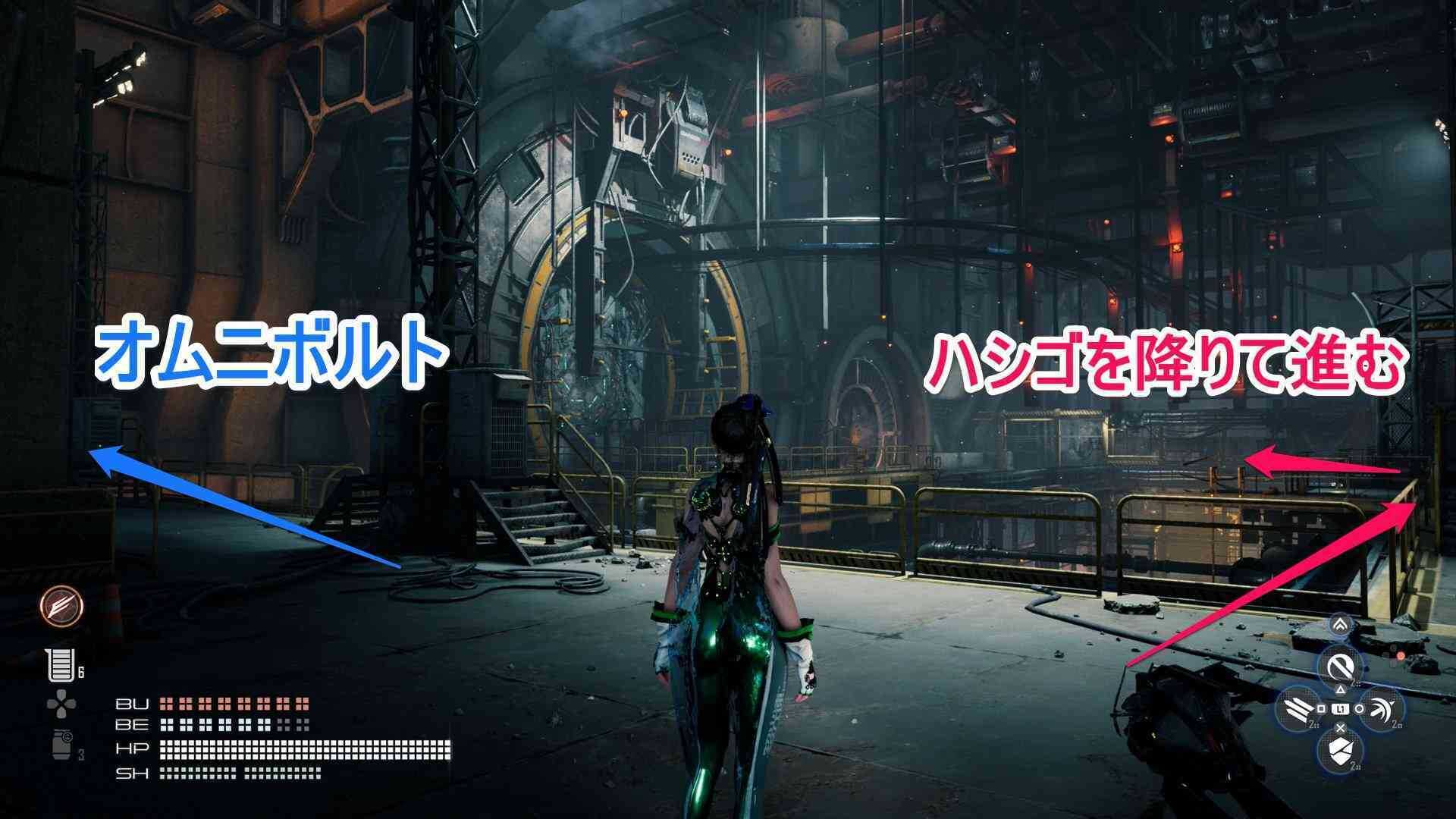 ハイパーチューブに入った場所の画像