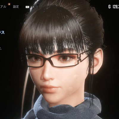 スクエアフレームグラス画像