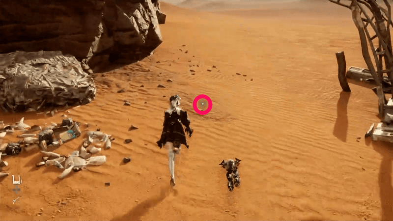 ガードタレットの部品を拾う