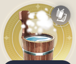 湯けむり源泉の水の画像