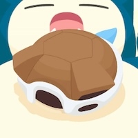 カメックスの星4寝顔画像