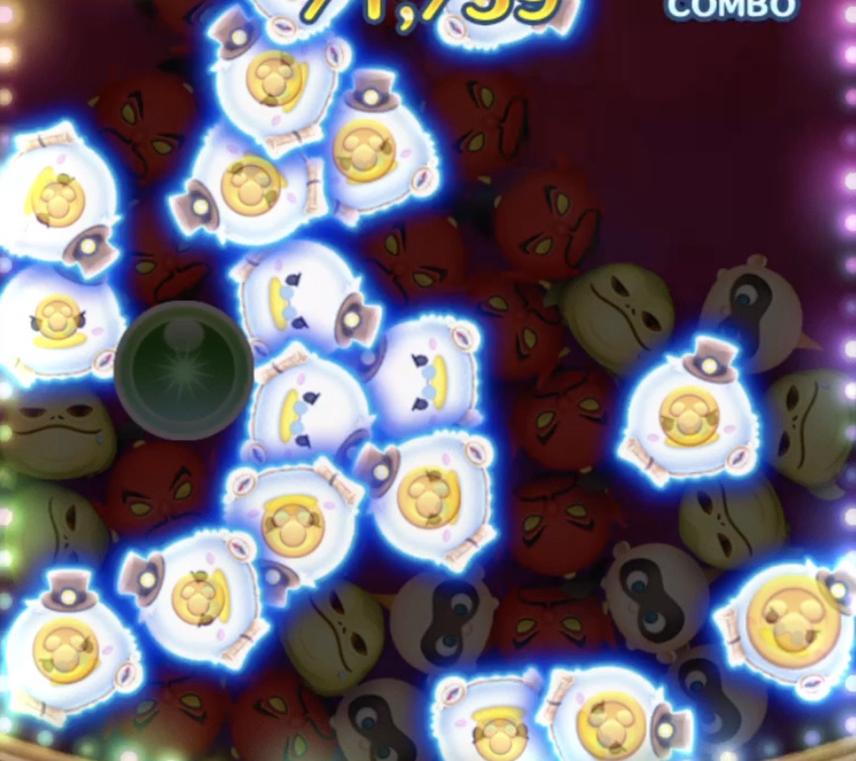 1種類のツムを消す