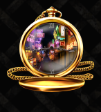 高級懐中時計【夜の街並み】アイコン