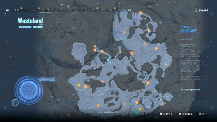 ヘッジボアの出現マップ