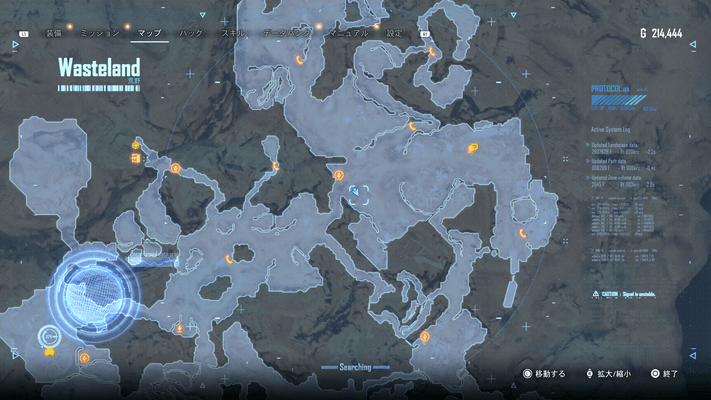 ウェイスターの出現マップ