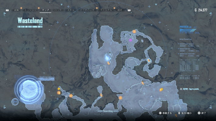 タレットドロイドの出現マップ