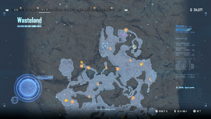 旧式ドロイドの出現マップ